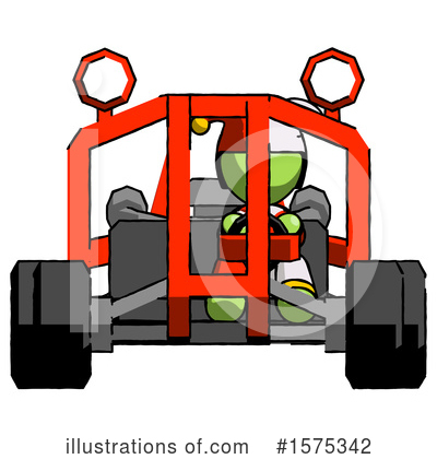Royalty-Free (RF) Green Design Mascot Clipart Illustration by Leo Blanchette - Stock Sample #1575342