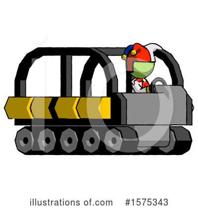 Royalty-Free (RF) Green Design Mascot Clipart Illustration by Leo Blanchette - Stock Sample #1575343