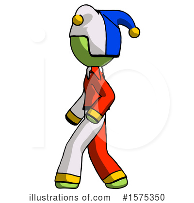 Royalty-Free (RF) Green Design Mascot Clipart Illustration by Leo Blanchette - Stock Sample #1575350