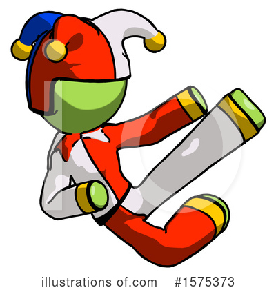 Royalty-Free (RF) Green Design Mascot Clipart Illustration by Leo Blanchette - Stock Sample #1575373
