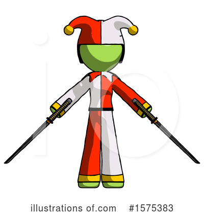 Royalty-Free (RF) Green Design Mascot Clipart Illustration by Leo Blanchette - Stock Sample #1575383