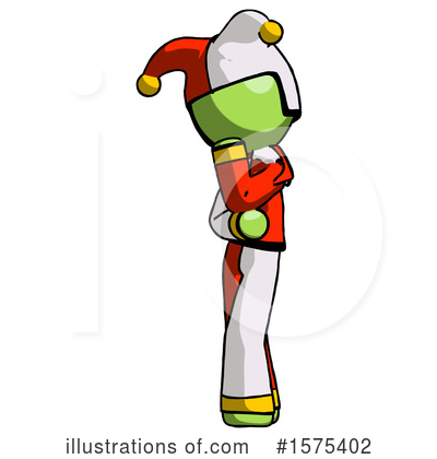 Royalty-Free (RF) Green Design Mascot Clipart Illustration by Leo Blanchette - Stock Sample #1575402