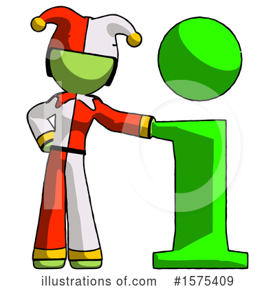 Royalty-Free (RF) Green Design Mascot Clipart Illustration by Leo Blanchette - Stock Sample #1575409