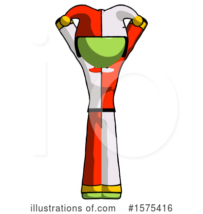 Royalty-Free (RF) Green Design Mascot Clipart Illustration by Leo Blanchette - Stock Sample #1575416