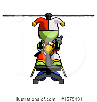 Royalty-Free (RF) Green Design Mascot Clipart Illustration by Leo Blanchette - Stock Sample #1575431
