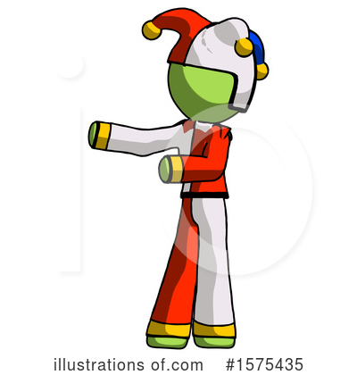 Royalty-Free (RF) Green Design Mascot Clipart Illustration by Leo Blanchette - Stock Sample #1575435