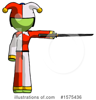 Royalty-Free (RF) Green Design Mascot Clipart Illustration by Leo Blanchette - Stock Sample #1575436
