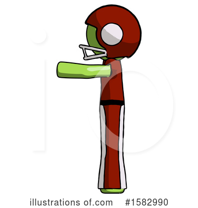 Royalty-Free (RF) Green Design Mascot Clipart Illustration by Leo Blanchette - Stock Sample #1582990