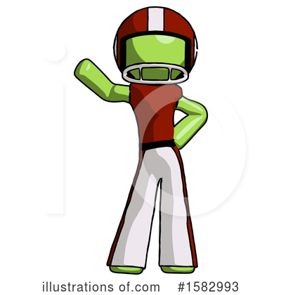 Royalty-Free (RF) Green Design Mascot Clipart Illustration by Leo Blanchette - Stock Sample #1582993