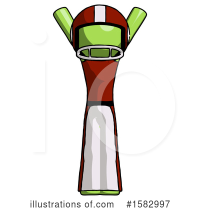 Royalty-Free (RF) Green Design Mascot Clipart Illustration by Leo Blanchette - Stock Sample #1582997
