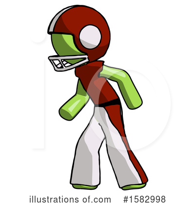 Royalty-Free (RF) Green Design Mascot Clipart Illustration by Leo Blanchette - Stock Sample #1582998