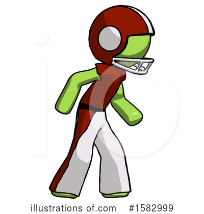 Royalty-Free (RF) Green Design Mascot Clipart Illustration by Leo Blanchette - Stock Sample #1582999