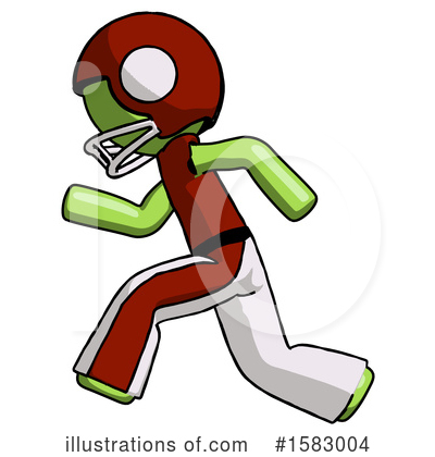 Royalty-Free (RF) Green Design Mascot Clipart Illustration by Leo Blanchette - Stock Sample #1583004