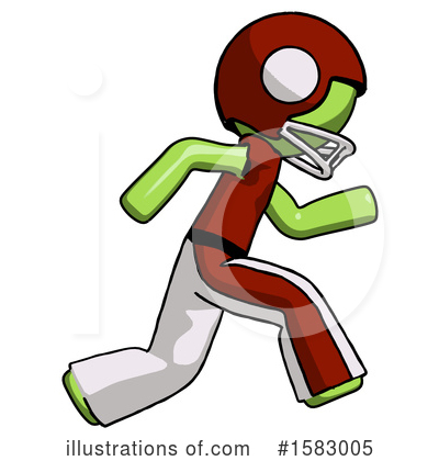 Royalty-Free (RF) Green Design Mascot Clipart Illustration by Leo Blanchette - Stock Sample #1583005