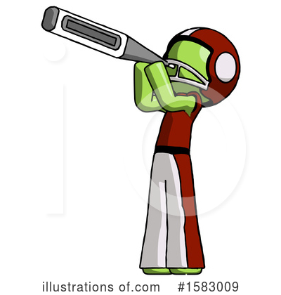 Royalty-Free (RF) Green Design Mascot Clipart Illustration by Leo Blanchette - Stock Sample #1583009