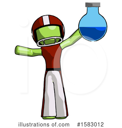 Royalty-Free (RF) Green Design Mascot Clipart Illustration by Leo Blanchette - Stock Sample #1583012