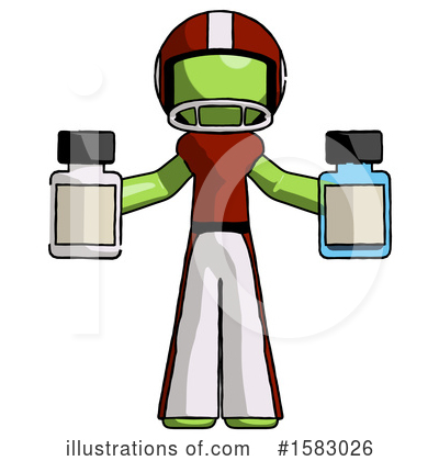 Royalty-Free (RF) Green Design Mascot Clipart Illustration by Leo Blanchette - Stock Sample #1583026
