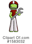 Green Design Mascot Clipart #1583032 by Leo Blanchette