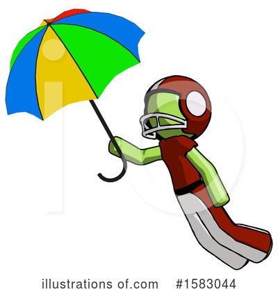 Royalty-Free (RF) Green Design Mascot Clipart Illustration by Leo Blanchette - Stock Sample #1583044