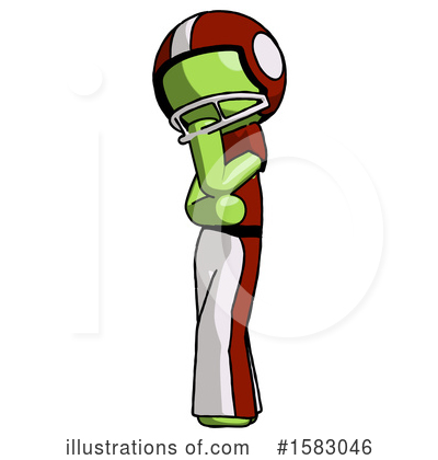 Royalty-Free (RF) Green Design Mascot Clipart Illustration by Leo Blanchette - Stock Sample #1583046