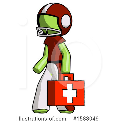 Royalty-Free (RF) Green Design Mascot Clipart Illustration by Leo Blanchette - Stock Sample #1583049