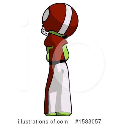 Royalty-Free (RF) Green Design Mascot Clipart Illustration by Leo Blanchette - Stock Sample #1583057