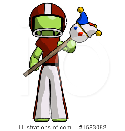 Royalty-Free (RF) Green Design Mascot Clipart Illustration by Leo Blanchette - Stock Sample #1583062
