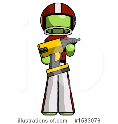 Royalty-Free (RF) Green Design Mascot Clipart Illustration by Leo Blanchette - Stock Sample #1583076