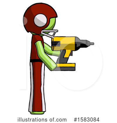 Royalty-Free (RF) Green Design Mascot Clipart Illustration by Leo Blanchette - Stock Sample #1583084