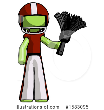 Royalty-Free (RF) Green Design Mascot Clipart Illustration by Leo Blanchette - Stock Sample #1583095