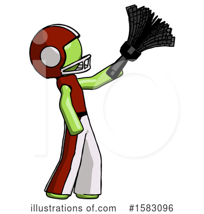 Royalty-Free (RF) Green Design Mascot Clipart Illustration by Leo Blanchette - Stock Sample #1583096