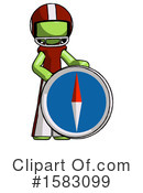 Green Design Mascot Clipart #1583099 by Leo Blanchette