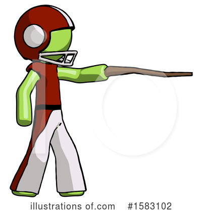Royalty-Free (RF) Green Design Mascot Clipart Illustration by Leo Blanchette - Stock Sample #1583102