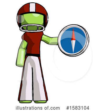 Royalty-Free (RF) Green Design Mascot Clipart Illustration by Leo Blanchette - Stock Sample #1583104