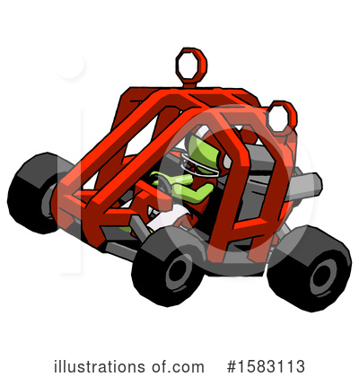 Royalty-Free (RF) Green Design Mascot Clipart Illustration by Leo Blanchette - Stock Sample #1583113