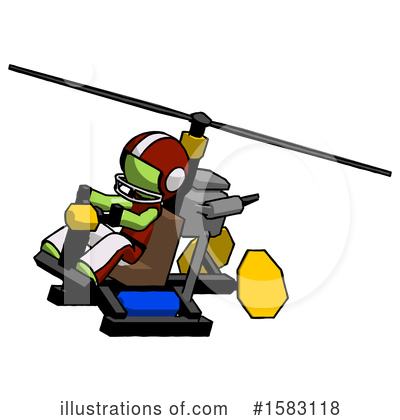 Royalty-Free (RF) Green Design Mascot Clipart Illustration by Leo Blanchette - Stock Sample #1583118