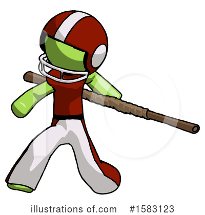 Royalty-Free (RF) Green Design Mascot Clipart Illustration by Leo Blanchette - Stock Sample #1583123