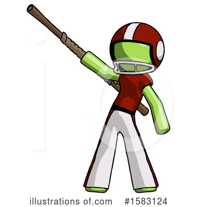 Royalty-Free (RF) Green Design Mascot Clipart Illustration by Leo Blanchette - Stock Sample #1583124
