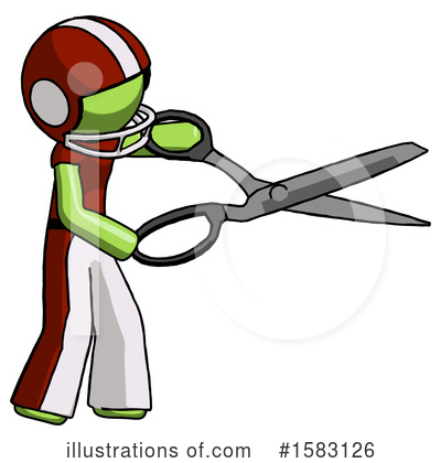 Royalty-Free (RF) Green Design Mascot Clipart Illustration by Leo Blanchette - Stock Sample #1583126