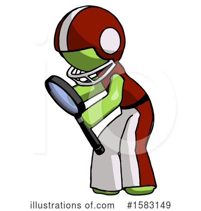 Royalty-Free (RF) Green Design Mascot Clipart Illustration by Leo Blanchette - Stock Sample #1583149