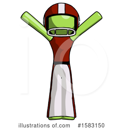 Royalty-Free (RF) Green Design Mascot Clipart Illustration by Leo Blanchette - Stock Sample #1583150