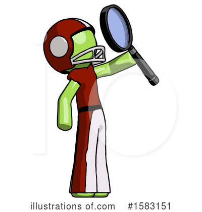 Royalty-Free (RF) Green Design Mascot Clipart Illustration by Leo Blanchette - Stock Sample #1583151