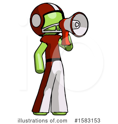 Royalty-Free (RF) Green Design Mascot Clipart Illustration by Leo Blanchette - Stock Sample #1583153