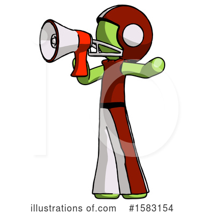 Royalty-Free (RF) Green Design Mascot Clipart Illustration by Leo Blanchette - Stock Sample #1583154