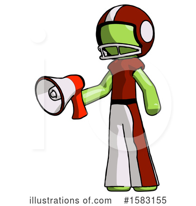 Royalty-Free (RF) Green Design Mascot Clipart Illustration by Leo Blanchette - Stock Sample #1583155
