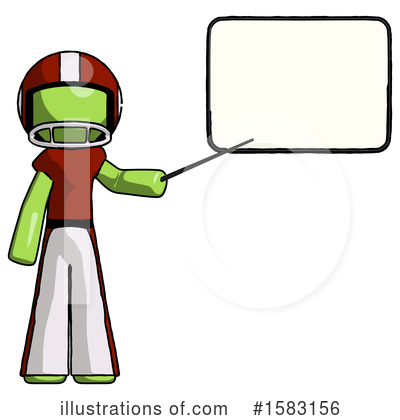 Royalty-Free (RF) Green Design Mascot Clipart Illustration by Leo Blanchette - Stock Sample #1583156