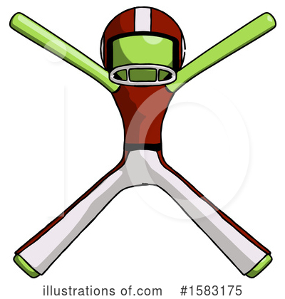 Royalty-Free (RF) Green Design Mascot Clipart Illustration by Leo Blanchette - Stock Sample #1583175