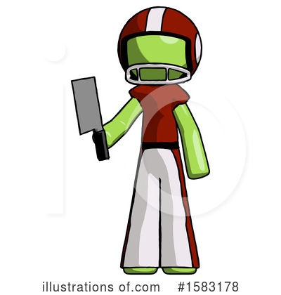 Royalty-Free (RF) Green Design Mascot Clipart Illustration by Leo Blanchette - Stock Sample #1583178
