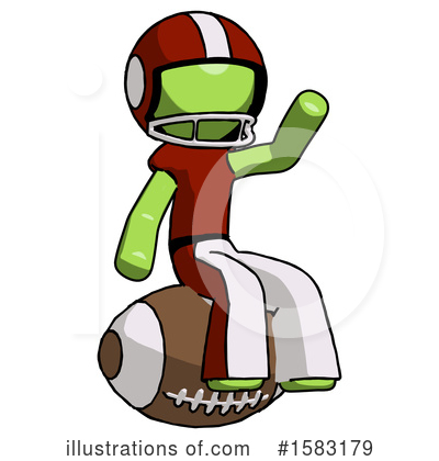 Royalty-Free (RF) Green Design Mascot Clipart Illustration by Leo Blanchette - Stock Sample #1583179
