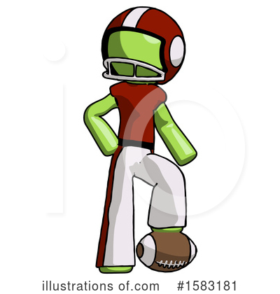 Royalty-Free (RF) Green Design Mascot Clipart Illustration by Leo Blanchette - Stock Sample #1583181